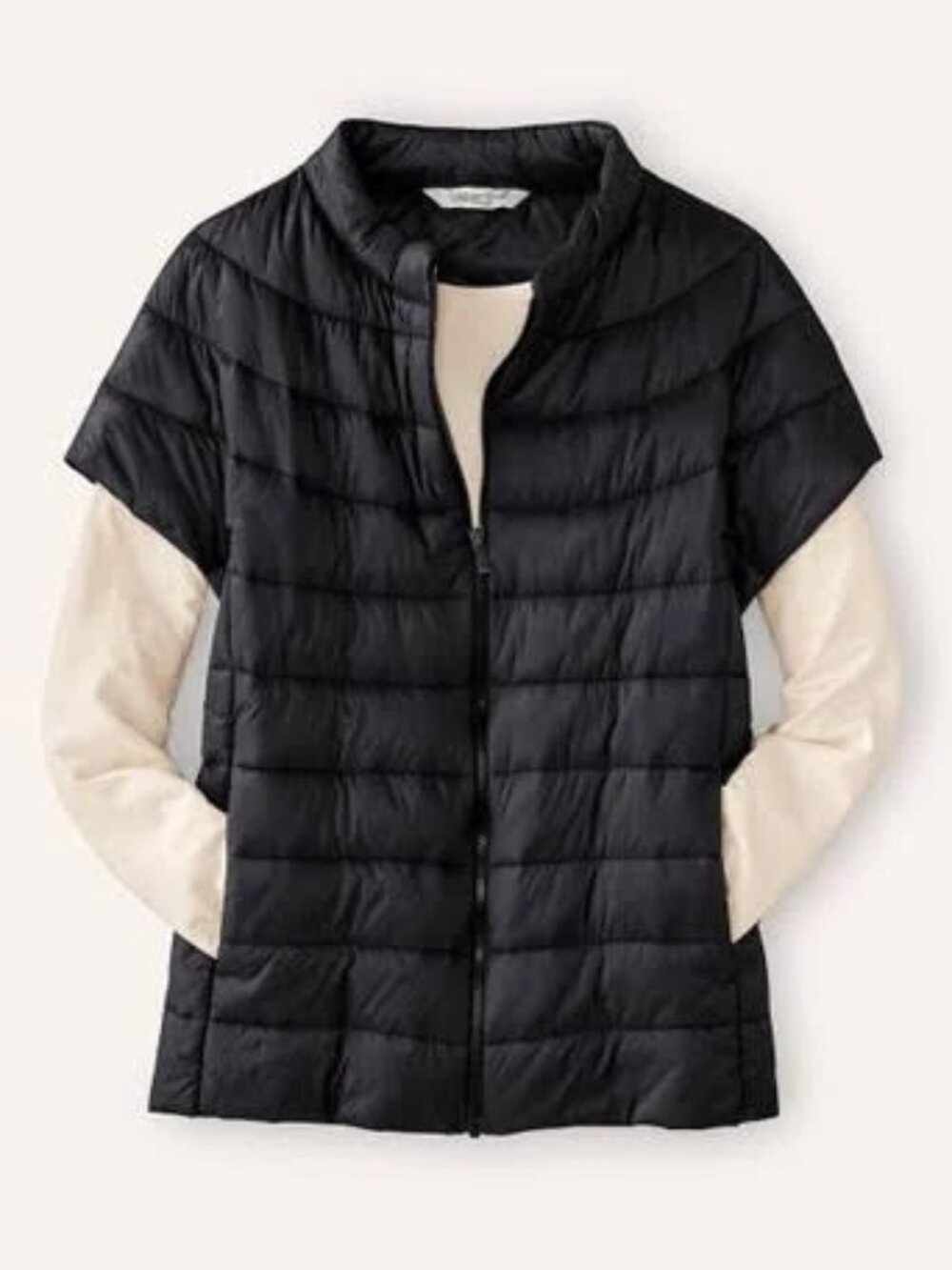 COLDWATER CREEK WanderLite Cap Sleeve Puffer Vest